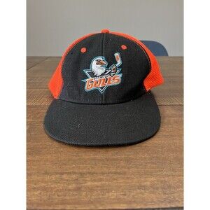 San Diego Gulls Hat Vtg SnapBack Hockey Baseball Padded Mesh Back Trucker MINT
